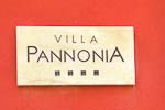 Hotel Villa Pannonia sign