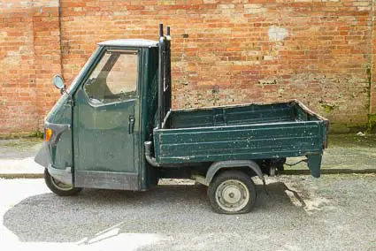 Vintage truck on Lido di Venezia