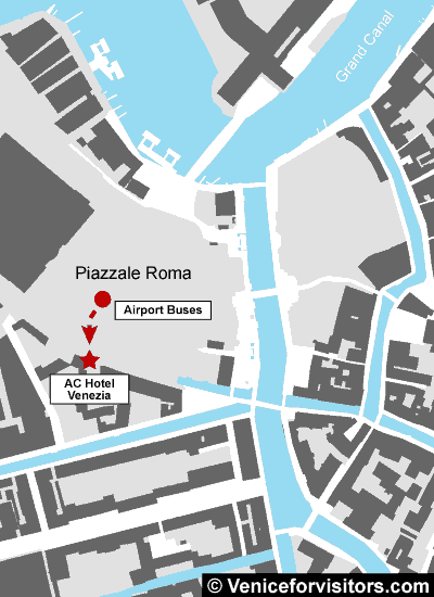 AC Hotel Venezia by Marriott directions map