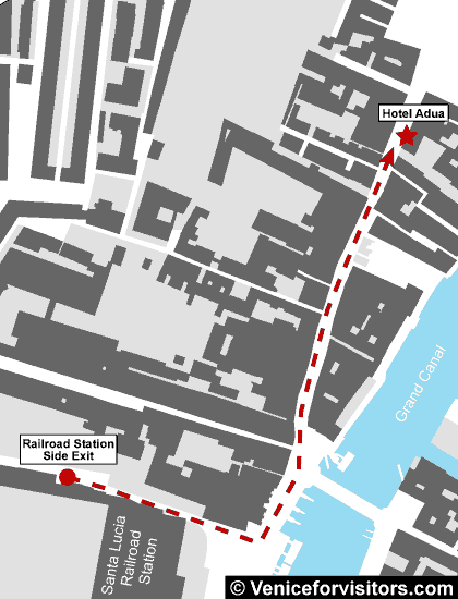 Hotel Adua map directions