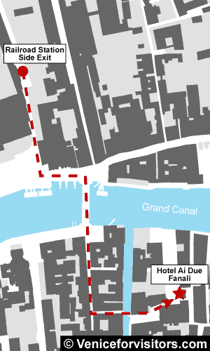Hotel Ai Due Fanali map directions