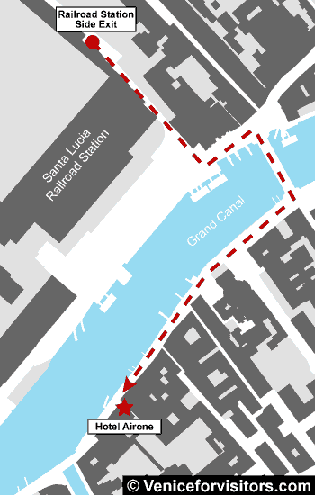 Hotel Airone map directions