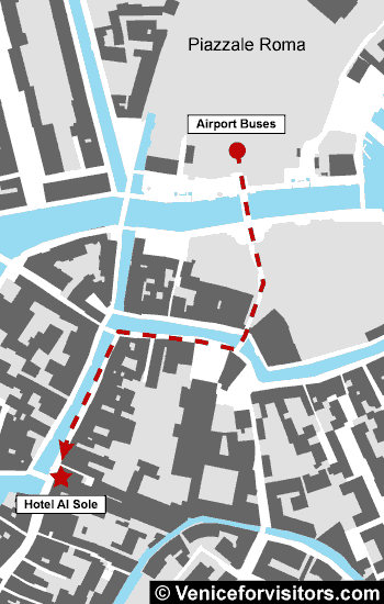 Hotel Al Sole map directions