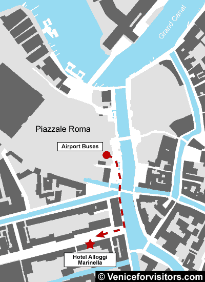 Alloggi Marinella map directions