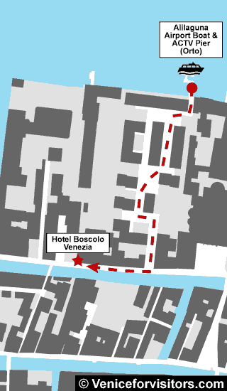 Grand Hotel dei Dogi map directions
