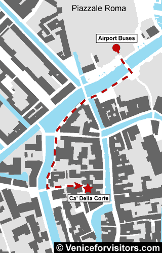 Ca' della Corte map directions