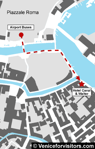 Hotel Canal & Walter map directions