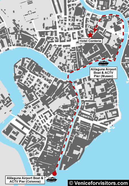 Hotel Conterie map directions