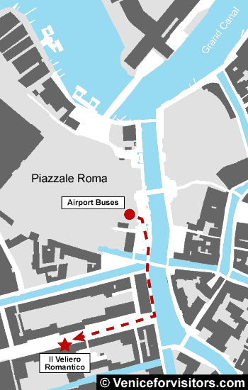 Il Veliero Romantico map directions
