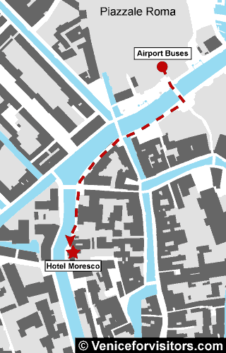 Hotel Moresco map directions