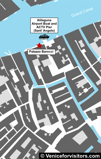 Palazzo Barroci map directions