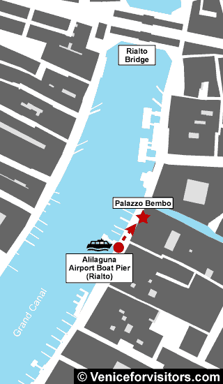 Palazzo Bembo map directions