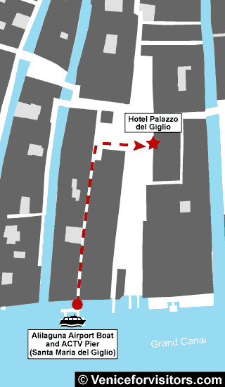 Hotel Palazzo del Giglio map