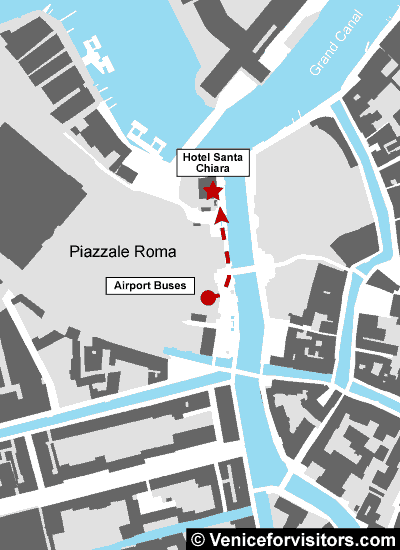 Hotel Santa Chiara map directions