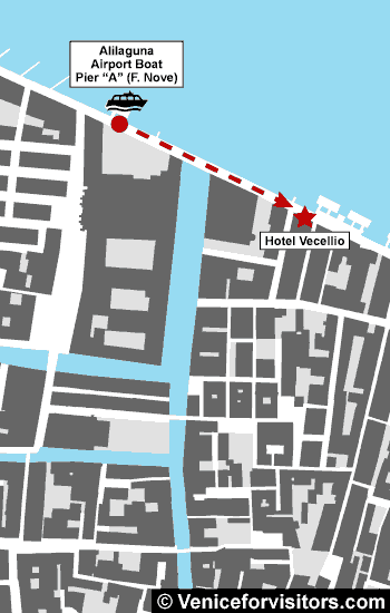 Hotel Vecellio map directions