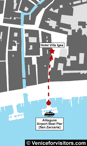 Hotel Villa Igea map directions