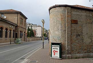 Old buildings on Mestre's Via Piave