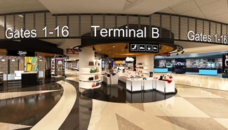 Philadelphia airport interior (PHL)