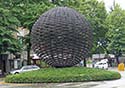 Treviso globe sculpture
