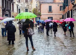 Venice on a rainy day